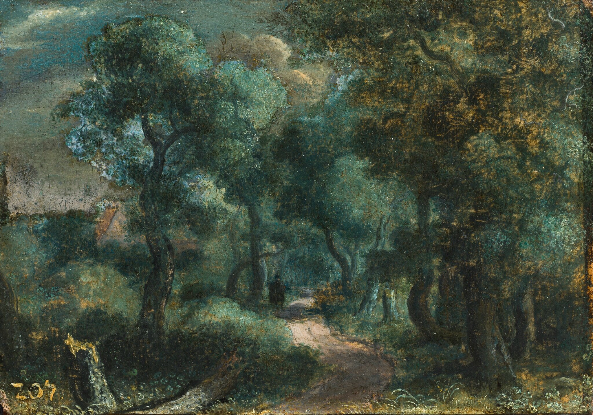 Геркулес Сегерс — Woodland Path (Лесная тропа), около 1618-20