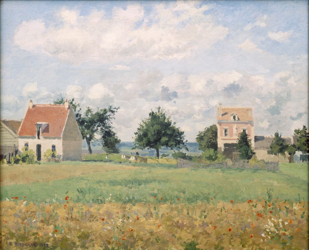 Жакоб Абраам Камиль Писсарро — La Maison Rouge (Красный дом), 1873