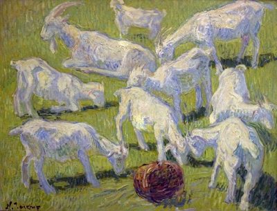 Николай Александрович Тархов — Козы на солнце, 1904