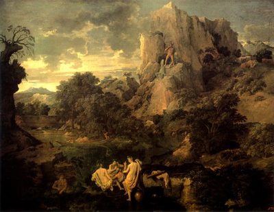 Никола Пуссен — Paysage avec Hercule et Cacus (Пейзаж с Геркулесом и Какусом), около 1660