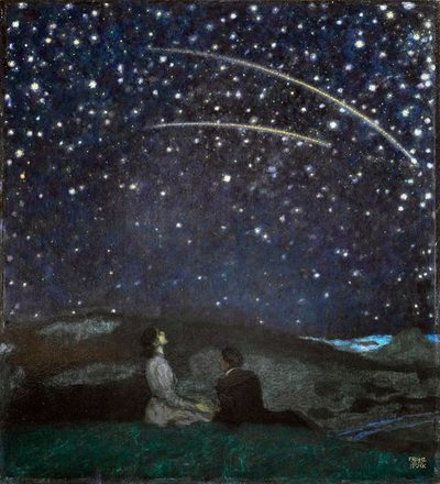 Франц фон Штук — Sternschnuppen (Franz und Mary Stuck) (Падающие звёзды), 1912