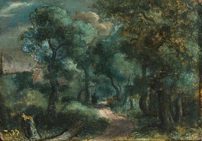 Геркулес Сегерс — Woodland Path (Лесная тропа), около 1618-20