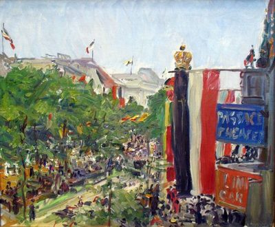 Франц Теодор Макс Слефогт — Unter den Linden (Унтер-ден-Линден), 1913