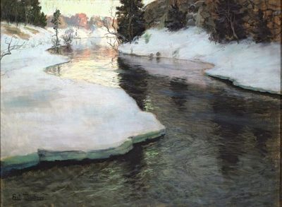 Йохан Фредерик Фриц Таулов — Горная речка, между 1887 и 1890 годами