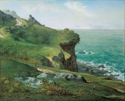Жан-Франсуа Милле — Falaises de Gréville (Скалы Гревиля), 1871