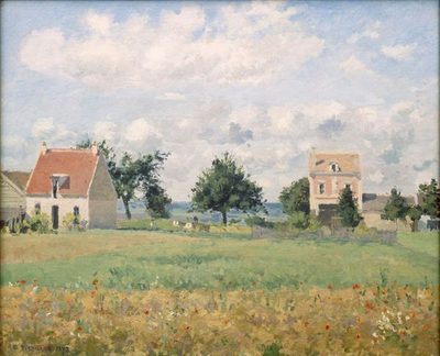 Жакоб Абраам Камиль Писсарро — La Maison Rouge (Красный дом), 1873