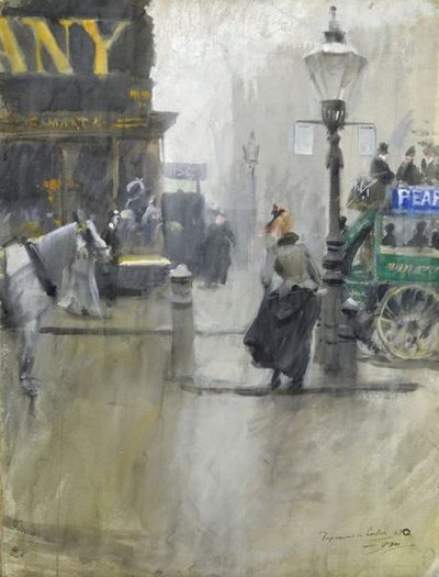 Андерс Леонард Цорн — Impressions de Londres (Впечатления от Лондона), 1890