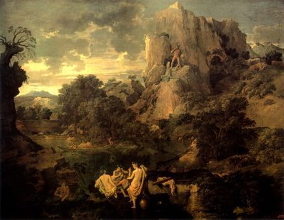 Никола Пуссен — Paysage avec Hercule et Cacus (Пейзаж с Геркулесом и Какусом), около 1660