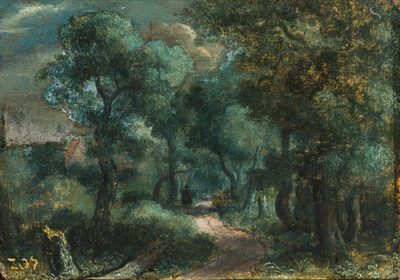Геркулес Сегерс — Woodland Path (Лесная тропа), около 1618-20