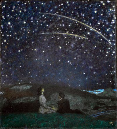 Франц фон Штук — Sternschnuppen (Franz und Mary Stuck) (Падающие звёзды), 1912