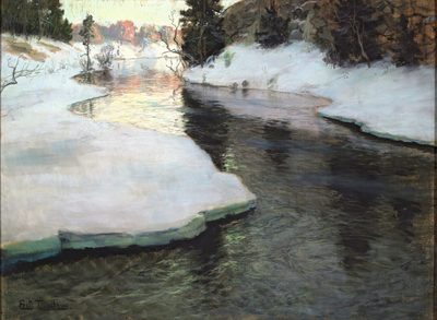 Йохан Фредерик Фриц Таулов — Горная речка, между 1887 и 1890 годами